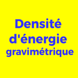 densité-énergétique-gravimétrique