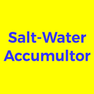 Salt-Water-Accumulator