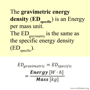 gravimetric-energy-density-definition