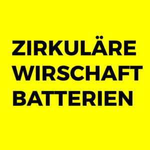 Zirkuläre Wirtschaft von Lithium-Ionen Batterien