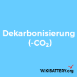 Dekarbonisierung-(-CO₂)--Wiki-Battery-auf-www.wikibattery.org