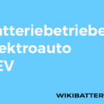 BEV - Elektroautos logo gross