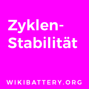 Zyklenstabilität von Batterien