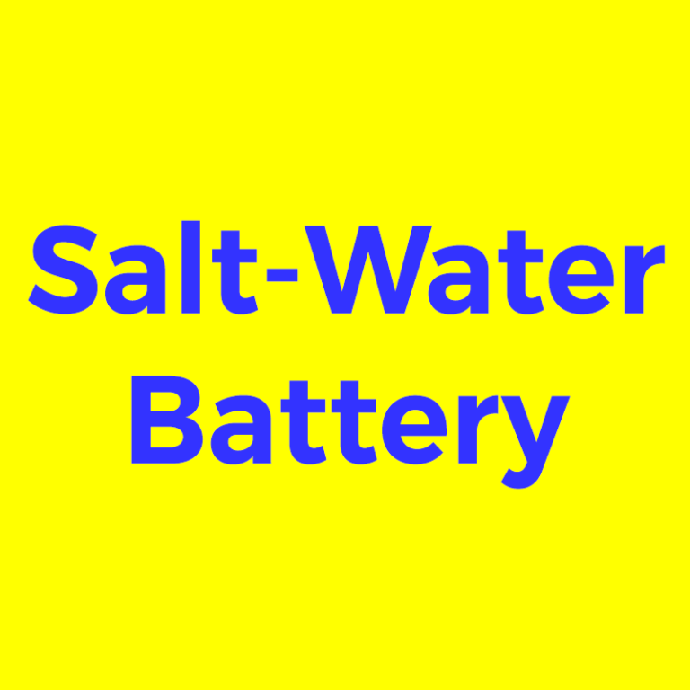 Salt-Water-Battery